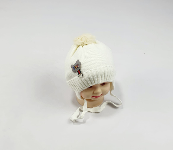 Шапка малютка арт.1013 (молочный)